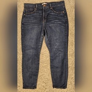 Women's LOFT Curvy Skinny Crop Jeans sz 12 (1t)